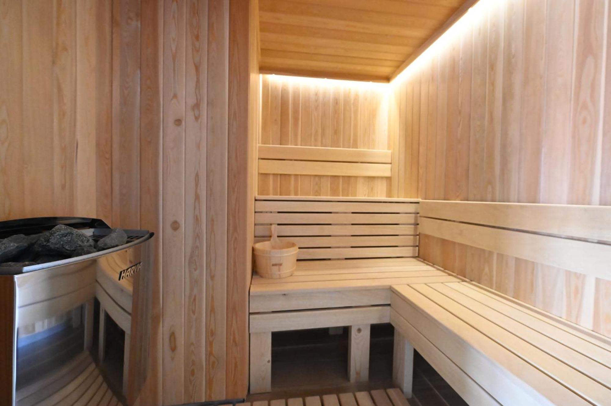 Aniroc Signature Hotel Arad Esterno foto A modern Finnish sauna